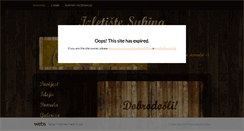 Desktop Screenshot of izletiste-suhina.com